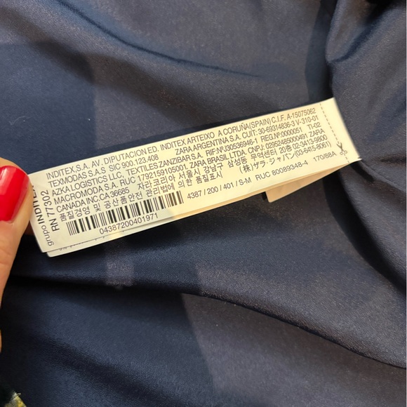 Zara TRF Floral Faux Fur Cuff Blazer - Picture 8 of 15